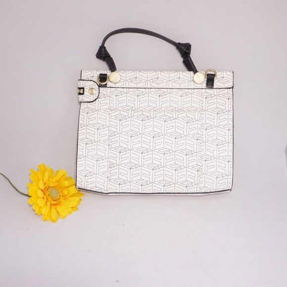 Foley + Corinna Dione Satchel, Ivory / Black - Picture 2 of 6